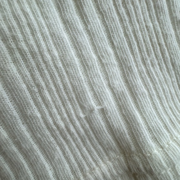 Current Elliott The Heather Pocket Tee Cream Size 0 - Picture 8 of 8